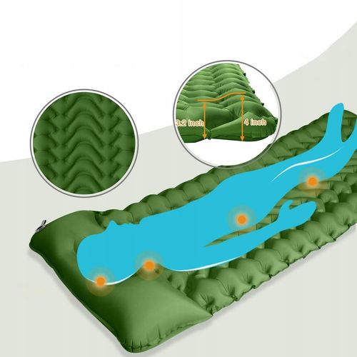 MATA SAMOPOMPUJĄCA KARIMATA 200x70x8CM Z PODUSZKĄ na Arena.pl