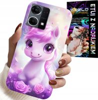 ETUI DO OPPO RENO7 4G - SŁODKI JEDNOROŻEC, WZORY DLA DZIECI CASE