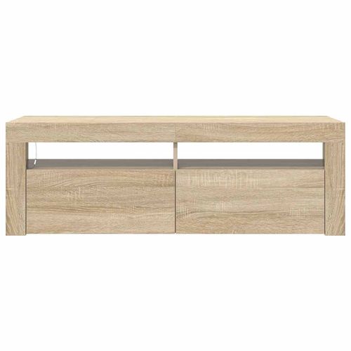 Szafka pod TV z oświetleniem LED, dąb sonoma, 120x35x40 cm na Arena.pl
