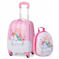 Costway Walizka twarda zestaw ABS BN10032 15 l