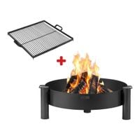 ZESTAW: Palenisko ogrodowe COOK KING Haiti 60 cm wraz z rusztem kwadratowym