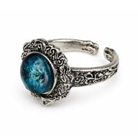 Dark Moon | Adjustable Size | Metal | Pierścień Gamingowy | Elden Ring