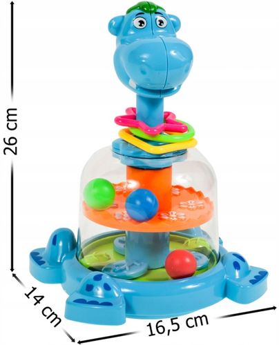 BĄCZEK INTERAKTYWNY SPINNER HIPCIO KARUZELKA Z KULECZKAMI DZIECI NA ROCZEK na Arena.pl