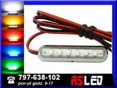 uniwersalna Lampa LED 6 SMD 42 mm np do tablicy rejestracyjnej 12v 24v