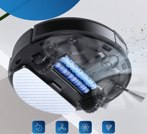 Robot odkurzający z funkcją mycia podłogi ECOVACS T9 AIVI, 5200mAh, Używany na Arena.pl