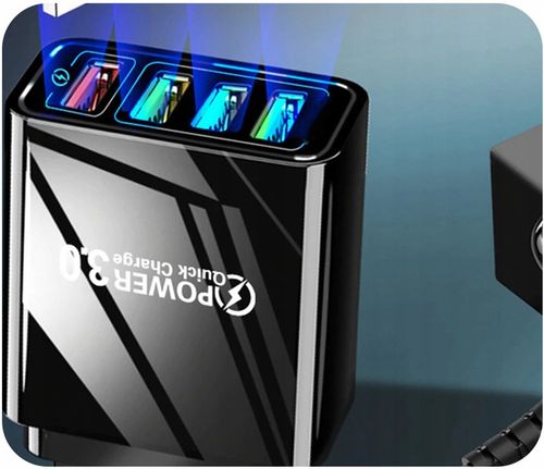ŁADOWARKA SIECIOWA QC 3.0 + LIGHTNING MICRO TYP-C na Arena.pl