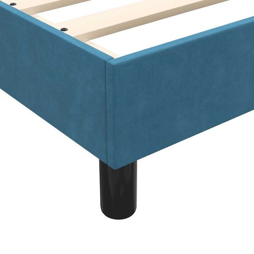 Łóżko typu Box Spring bez materaca Ciemnoniebieskie 140x210 cm na Arena.pl