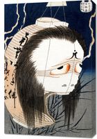 Obraz 60x90cm The Lantern Ghost, Iwa, Hokusai Japoński Vintage do Salonu