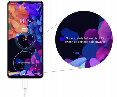 Szybka Ładowarka Sieciowa USB C 25W i Kabel Typu C Przewód 1m Baseus 60W na Arena.pl