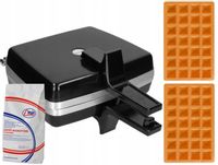 Profesjonalna Gofrownica DEZAL 301.5 Kratka 4x7 1300W Czarna +Mieszanka