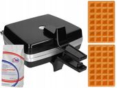 Profesjonalna Gofrownica DEZAL 301.5 Kratka 4x7 1300W Czarna +Mieszanka
