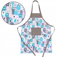 Fartuszek Dziecięcy Bawełniany z Kieszenią Malowanie Pieczenie HouseArtLife