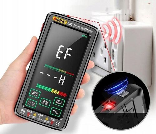 Multimetr cyfrowy ANENG 683 AC/DC 6000 zliczeń na Arena.pl