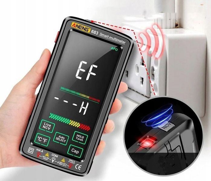 Multimetr cyfrowy ANENG 683 AC/DC 6000 zliczeń zdjęcie 15