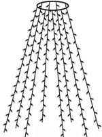 Kurtyna świetlna 300 lampek LED na choinkę