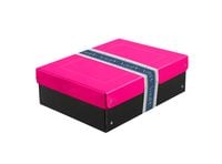 box duo a4/100mm różowo-czarny 2940