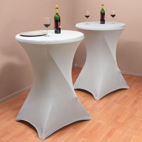 Pokrowiec na wysoki stół, elastyczny, 80 x 80 x 110 cm szary na Arena.pl