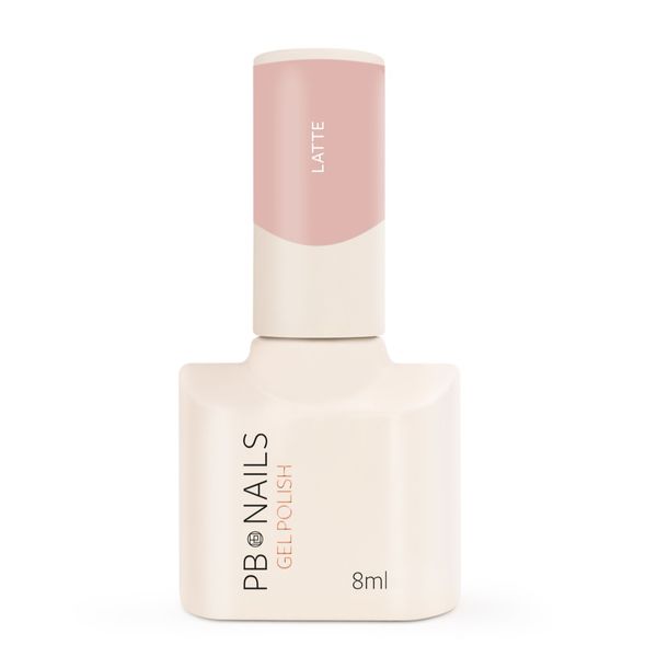 PB NAILS Lakier hybrydowy - LATTE GE 04 - 8ml zdjęcie 1