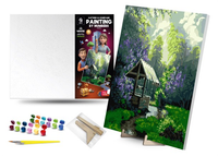 Zestaw Kreatywny Malowanie Po Numerach - Letni Deszcz 40X50 Podstawka