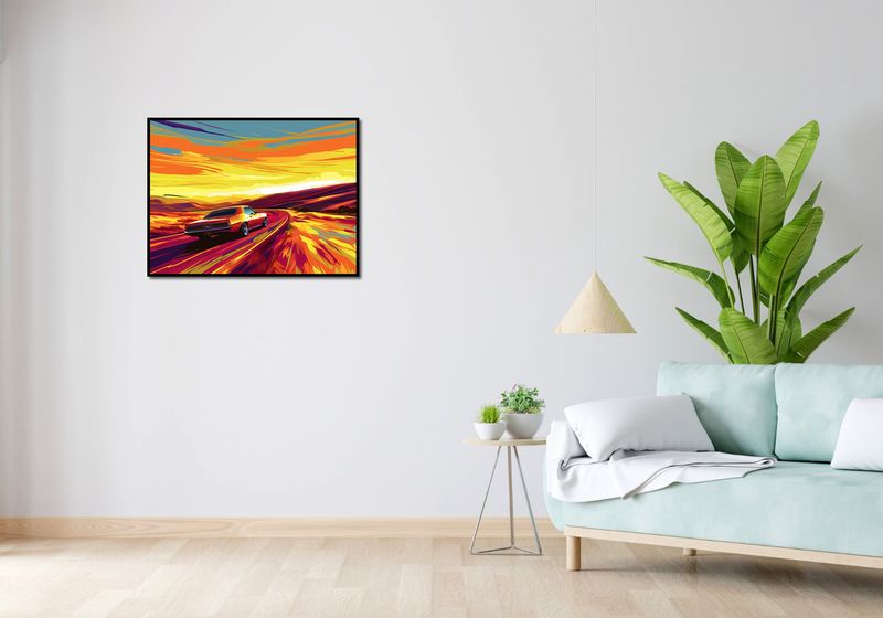 Plakat 80x60cm Pędź Przed Siebie zdjęcie 4