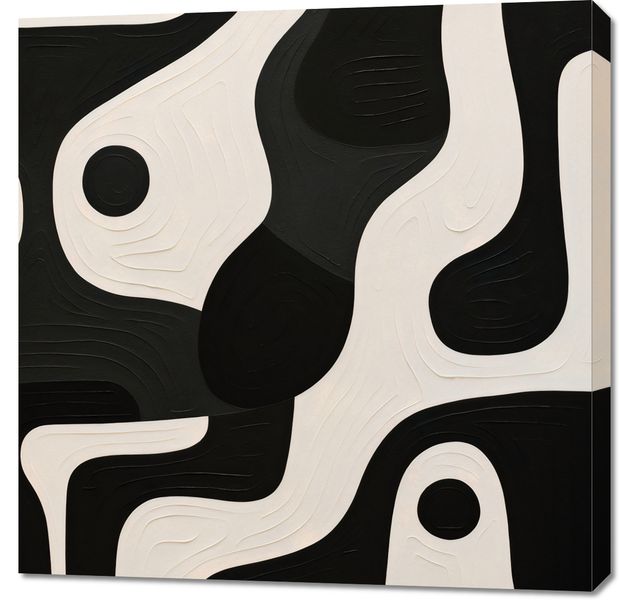 Obraz 90x90cm Kontrastowa Harmonia zdjęcie 1