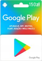 Kod podarunkowy Google Play 150 zł