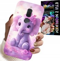 ETUI DO HUAWEI MATE 10 LITE - SŁODKI SŁONIK NA RÓŻOWYM TLE CASE +FOLIA
