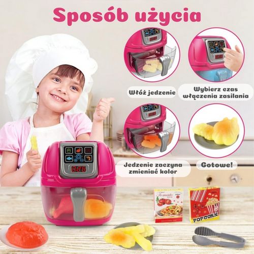 WOOPIE Air Fryer Interaktywna Frytkownica dla Małych Kucharzy na Arena.pl