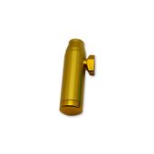 aluminiowy sniffer / doser - złoty 52 mm