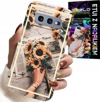 ETUI DO SAMSUNG GALAXY S10E - KWIATISTY WZÓR SŁONECZNIK SŁONECZNIKI
