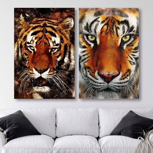 Obraz na płótnie – Canvas, Głowa tygrysa 70x100 na Arena.pl