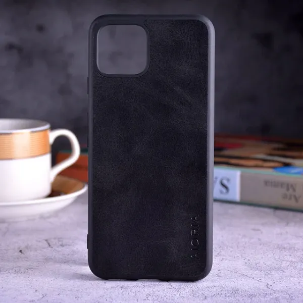Etui AIORIA Vintage LEATHER do Google Pixel 4 czarny zdjęcie 1