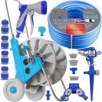 WÓZEK ALU WĄŻ OGRODOWY 6-WARSTWOWY NIESKRĘCAJĄCY SIĘ 1/2" 50 M BEST POLSKA