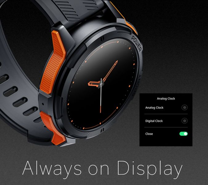 smartwatch męski rubicon rncf26-1 black zdjęcie 7