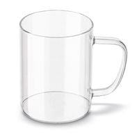 SZKLANKA KUBEK Z UCHEM ŻAROODPORNY DUŻY DO KAWY HERBATY TADAR ELINA 420 ML