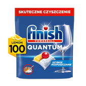 kapsułki do zmywarki finish 100szt quantum all in one lemon