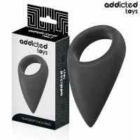 addicted toys pierścień anatomiczny łezka czarny 112x62 mm