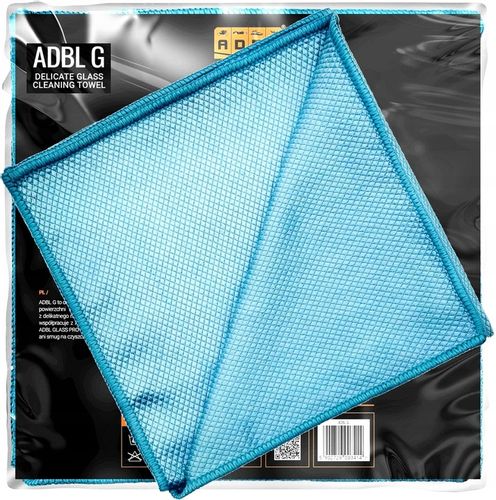 ADBL G BEZSMUGOWA MIKROFIBRA DO CZYSZCZENIA SZYB W AUCIE SZKŁA 40X40 CM na Arena.pl