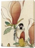 Obraz 70x100cm Sparrow, Koson Japoński Vintage do Salonu