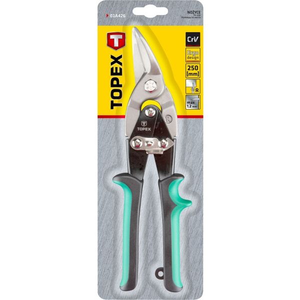 nożyce do blachy prawe 250mm - t 01a426 zdjęcie 2