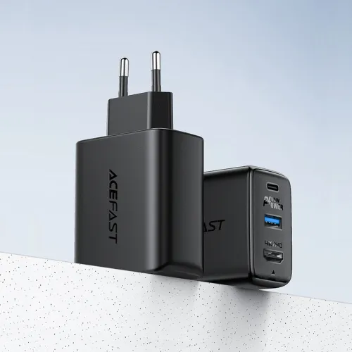 acefast 2w1 ładowarka sieciowa gan 65w usb typ c / usb, adapte na Arena.pl