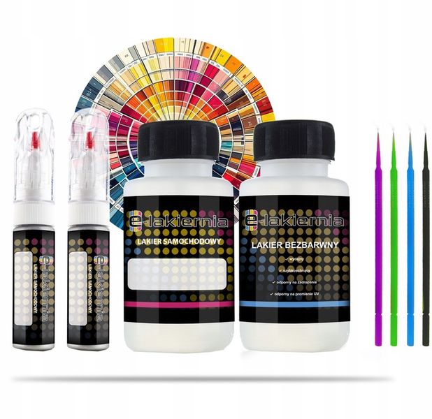LAKIER SAMOCHODOWY ZAPRAWKA KAŻDY KOLOR ZAPRAWKOWY + BEZBARWNY + BUTELECZKI zdjęcie 2