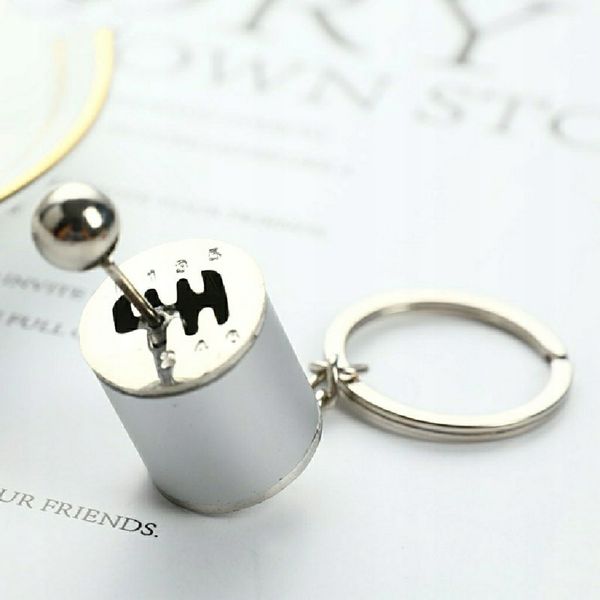 Breloczek do Klucz skrzynia biegów Shift Silver Drag Street Wyścig Samochód zdjęcie 3