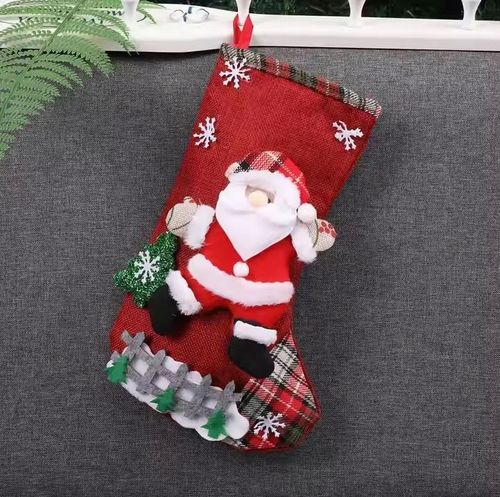 4X SKARPETA ŚWIĄTECZNA NA PREZENT Duża Ozdobna NA KOMINEK Okno Dekoracyjna na Arena.pl