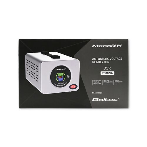 Qoltec Automatyczny stabilizator napięcia AVR 2000VA na Arena.pl