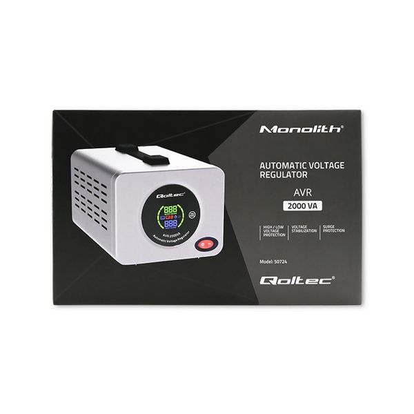 Qoltec Automatyczny stabilizator napięcia AVR 2000VA zdjęcie 9