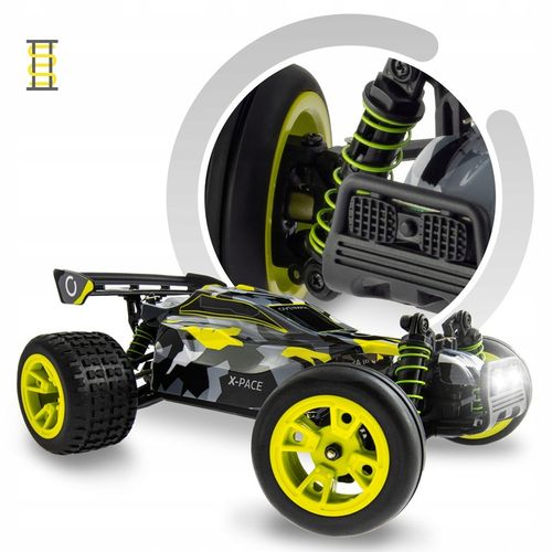 Auto Zdalnie Sterowane RC 1:18 DUŻE TERENOWE 4x4 30 min 850mAh x2 PROMOCJA na Arena.pl