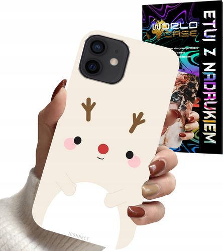 ETUI CASE DO IPHONE 12 MINI - ŚWIĄTECZNE WZORY RENIFER MIKOŁAJ ŚWIĘTA na Arena.pl