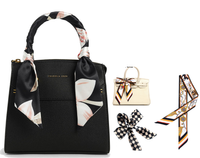 APASZKA do torebki WSTĄŻKA KOKARDA CHUSTA BANDANA