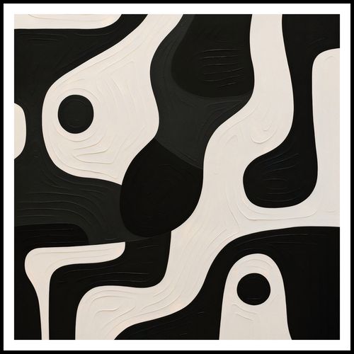 Plakat 90x90cm Kontrastowa Harmonia na Arena.pl